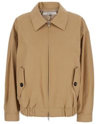 EPINGLER - Jacket With Classic Collar And Windproof Flap - Lyst