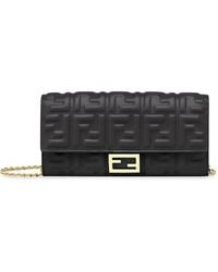 Fendi - Baguette Continental Chain Wallet - Lyst