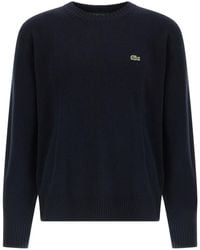 Lacoste - Logo Patch Sweater Sweaters And Cardigans - Lyst
