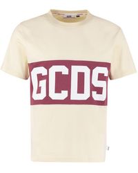Gcds - Logo Cotton T-Shirt - Lyst