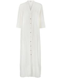 THE ROSE IBIZA - Long Dress With Buttons - Lyst