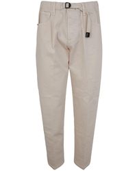 White Sand - Trousers With Drawstring Clothing - Lyst