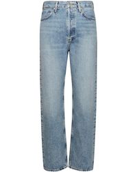 Agolde - Light Blue Cotton 90�s Pinch Waist Jeans - Lyst