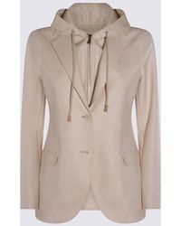 Eleventy - Wool Hoodie Blazer - Lyst
