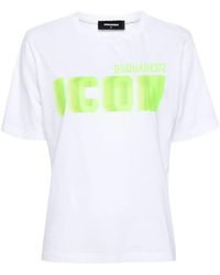 DSquared² - Icon Blur Easy Fit Tee - Lyst