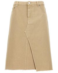 Tory Burch - 'Deconstructed Midi' Skirt - Lyst