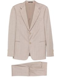 Emporio Armani - Wool Single-Breasted Suit - Lyst