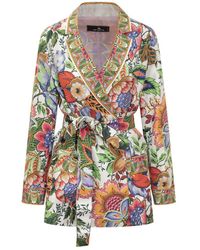 Etro - Jacket With Print - Lyst