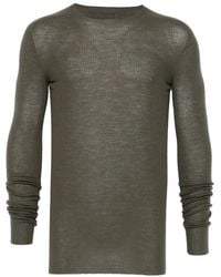 Rick Owens - Ribbed Wool Sweater - Lyst