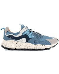 Flower Mountain - Yamano 3 Light And Suede And Nylon Sneakers - Lyst