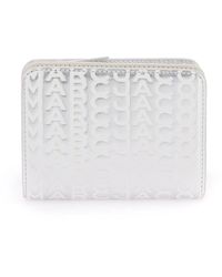 Marc Jacobs - The Monogram Metallic Mini Compact Wallet - Lyst