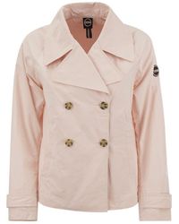 Colmar - Double-breasted Blazer In Cotton Fabric - Lyst