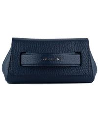 Orciani - Gossip Soft Grained Leather Clutch - Lyst