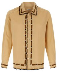 Bode - 'beaded Ryegrass' Shirt - Lyst