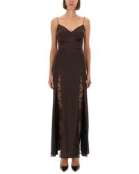 STAUD - "trinity" Satin Dress - Lyst