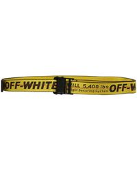 Off-White c/o Virgil Abloh Quote Tape' Belt - Yellow
