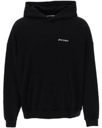 Palm Angels - Embroidered Logo Cotton Hoodie - Lyst