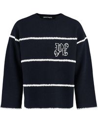 Palm Angels - Knit Wool Blend Pullover - Lyst