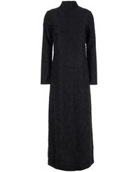 Rohe - Turtleneck Dress With Fringes All-Over - Lyst