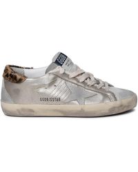 Golden Goose - 'Super-Star Classic' Leather Sneakers - Lyst