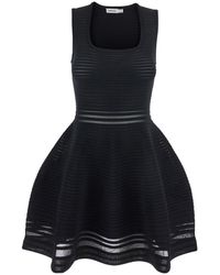 Jonathan Simkhai - Square Neck Dress With Flared Skirt - Lyst