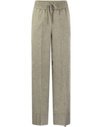 Peserico - Loose-fitting Trousers In Lightweight Pure Linen Canvas - Lyst