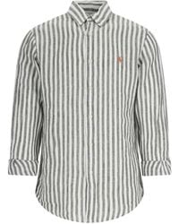 Polo Ralph Lauren - Linen Shirt With Striped Pattern - Lyst