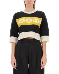 Marni - Jersey With Logo - Lyst