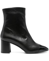 CAREL PARIS - Esprit Leather Ankle Boots - Lyst