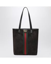 Gucci - Medium Ophidia Shopping Bag In Suede - Lyst