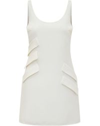 Versace - Mini Dress With Pockets - Lyst