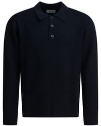 NN07 - "Harald" Wool Polo Sweater - Lyst