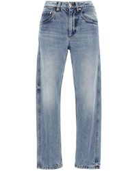 Brunello Cucinelli - 'Straight Leg Mid Rise' Jeans - Lyst