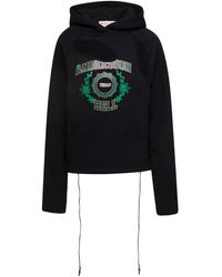 ANDERSSON BELL - Hoodie With Cut-Out Detail And Logo On The Front - Lyst