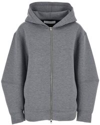 Tela - Hoodie With Dropped Shoulder - Lyst