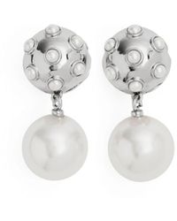 Marc Jacobs - The Pearl Dot Drop Earrings - Lyst