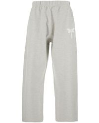 KENZO - 'Dragonfly' Pants With Elastic Waist And Logo Print On Side And Rear - Lyst