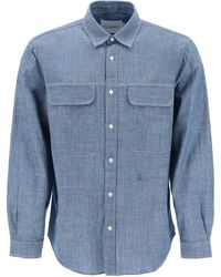 Closed - Cotton Chambray Shirt For - Lyst