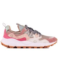 Flower Mountain - Yamano 3 Powder Suede And Nylon Sneakers - Lyst