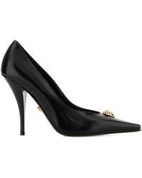 Versace - 110Mm La Medusa Leather Pumps With Heels - Lyst