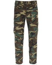 Dolce & Gabbana Camouflage Cargo Pants - Green