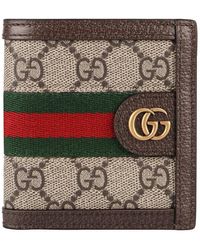Gucci - Ophidia Flap-Over Wallet - Lyst