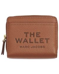 Marc Jacobs - Logo Printed Zipped Mini Compact Wallet - Lyst
