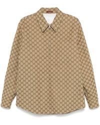 Gucci - Gg Supreme Canvas Overshirt - Lyst