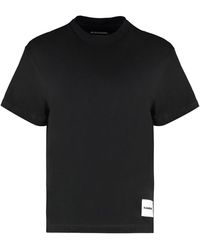 Jil Sander - Set Of Three Cotton T-shirts - Lyst