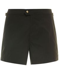 Tom Ford - Swim Shorts With Side Buckle In Polyester Man - Lyst