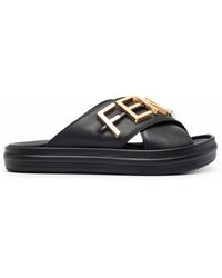 Fendi Sandals Shoes - Black