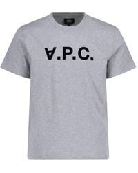 A.P.C. - T-Shirts And Polos - Lyst