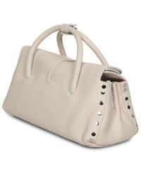 Zanellato - Leather Dotta Top Handle Bag - Lyst