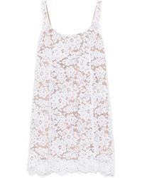 Michael Kors - Lace Mini Dress With Lining - Lyst